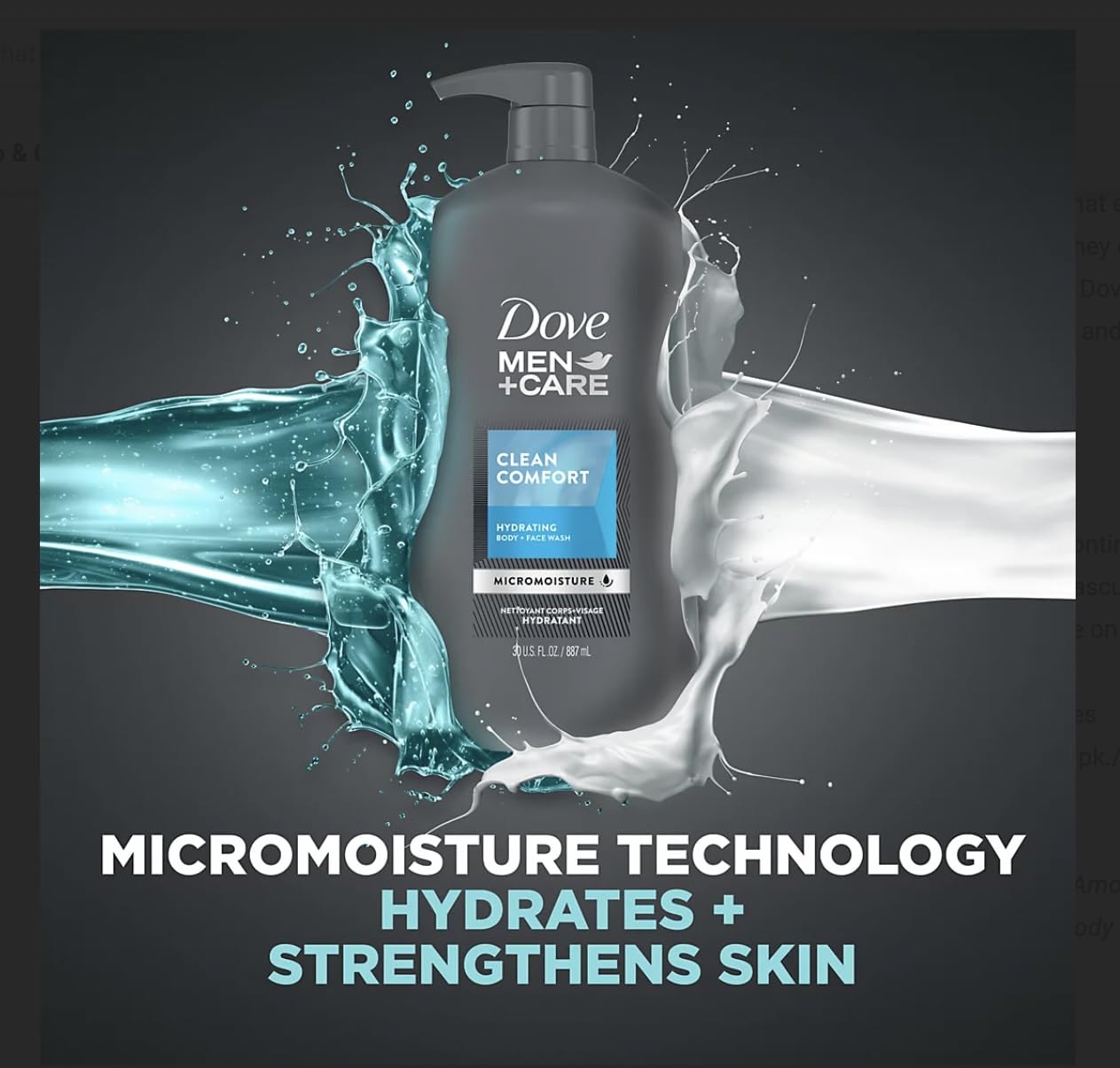 Dove Men+Care in bathroom lifestyle scene showing convenient daily use