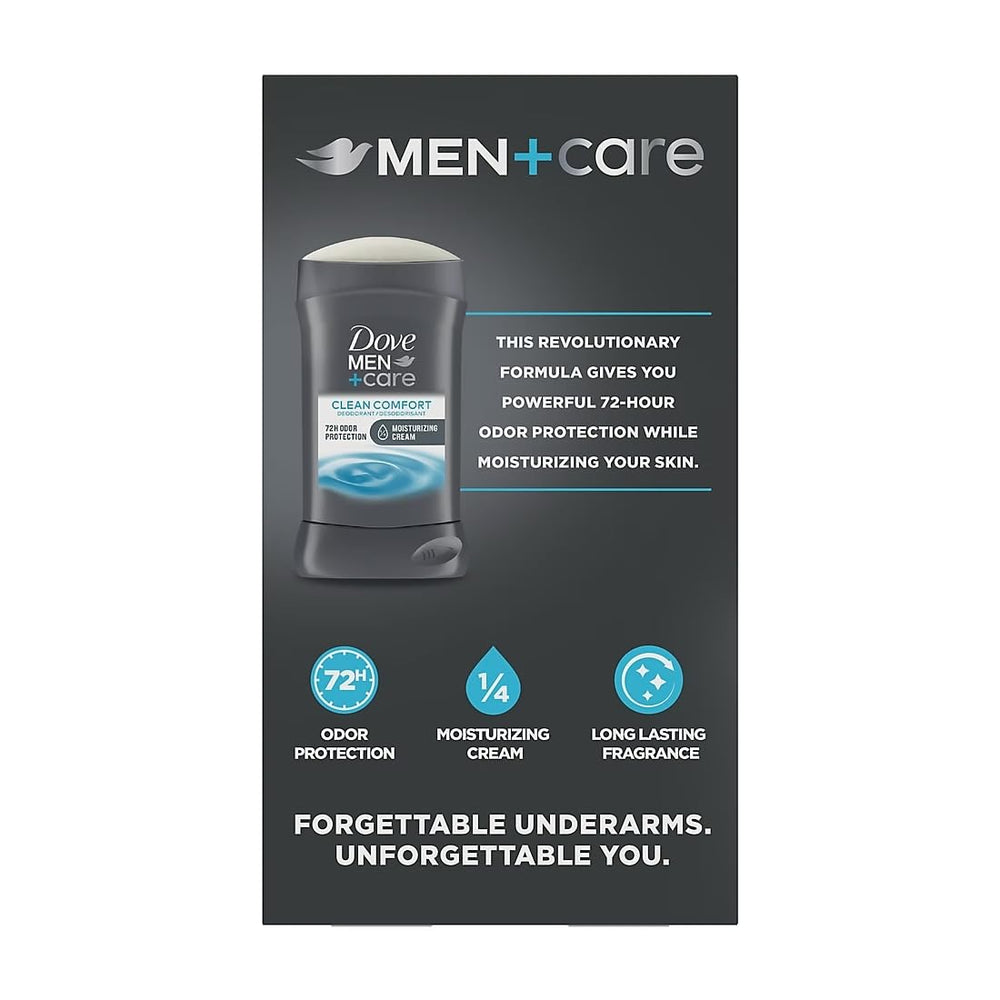 Dove Men+Care stick twist-up detail for easy, precise application benefit