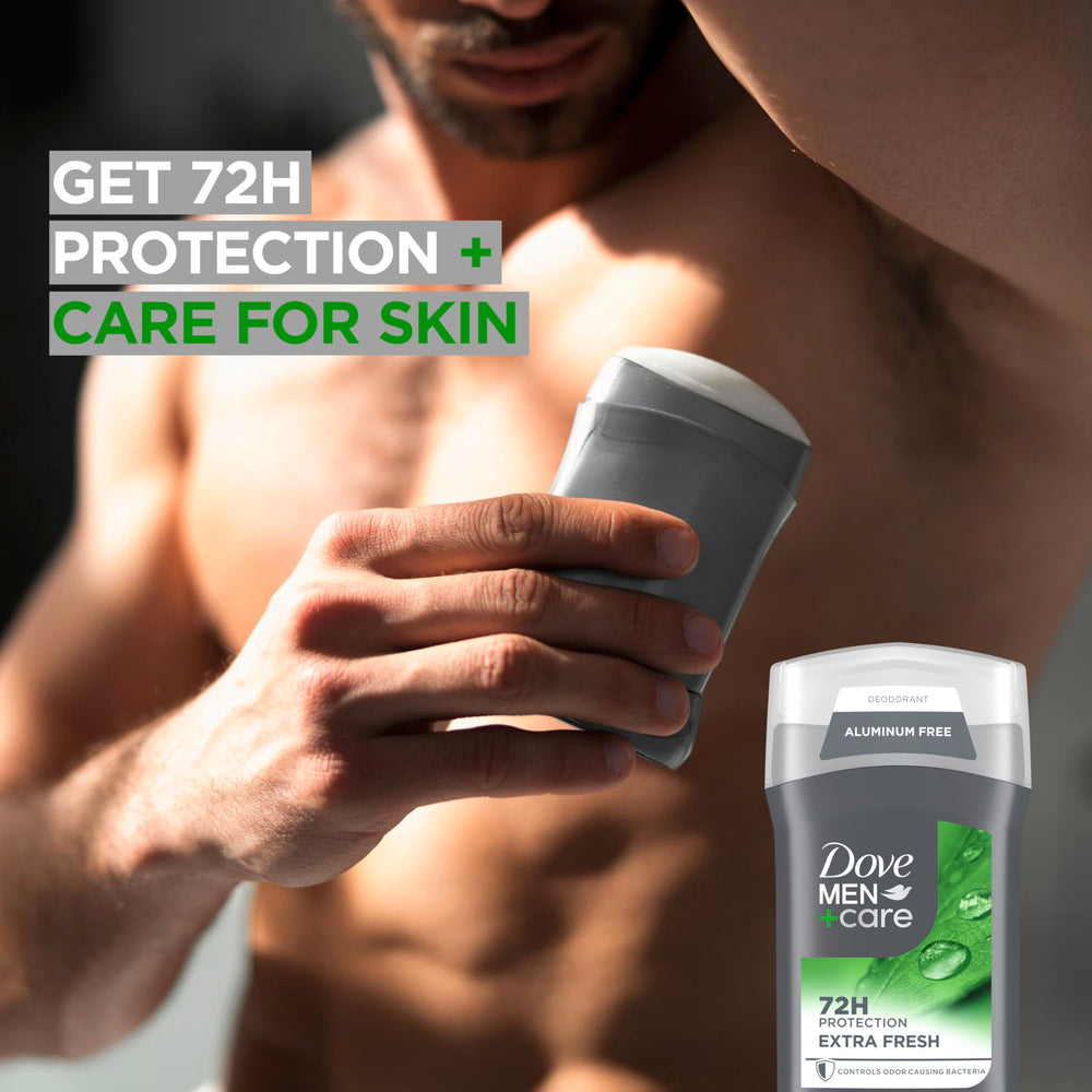 DOVE MEN+CARE recyclable symbol close-up emphasizing eco-friendly packaging