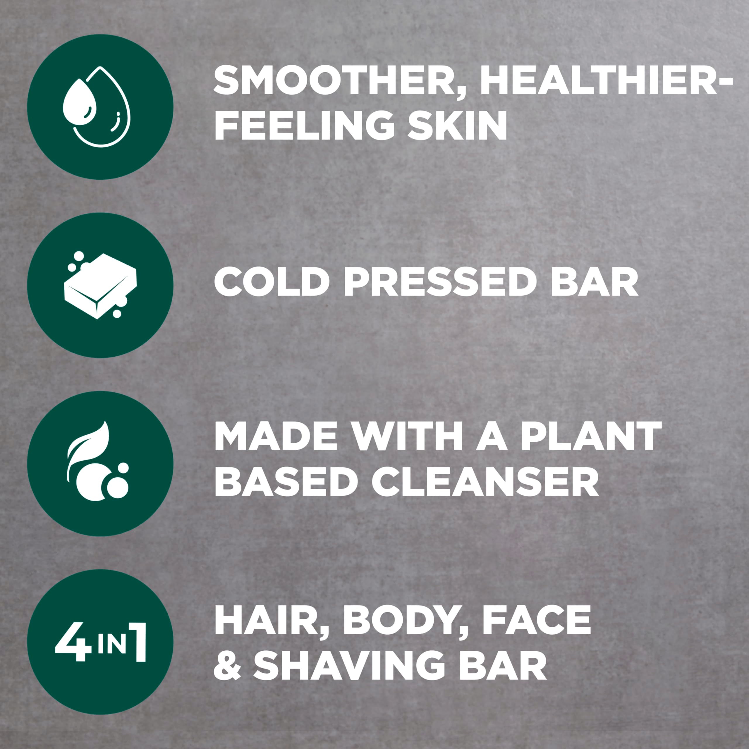 DOVE MEN + CARE used for shaving to help smooth skin surface
