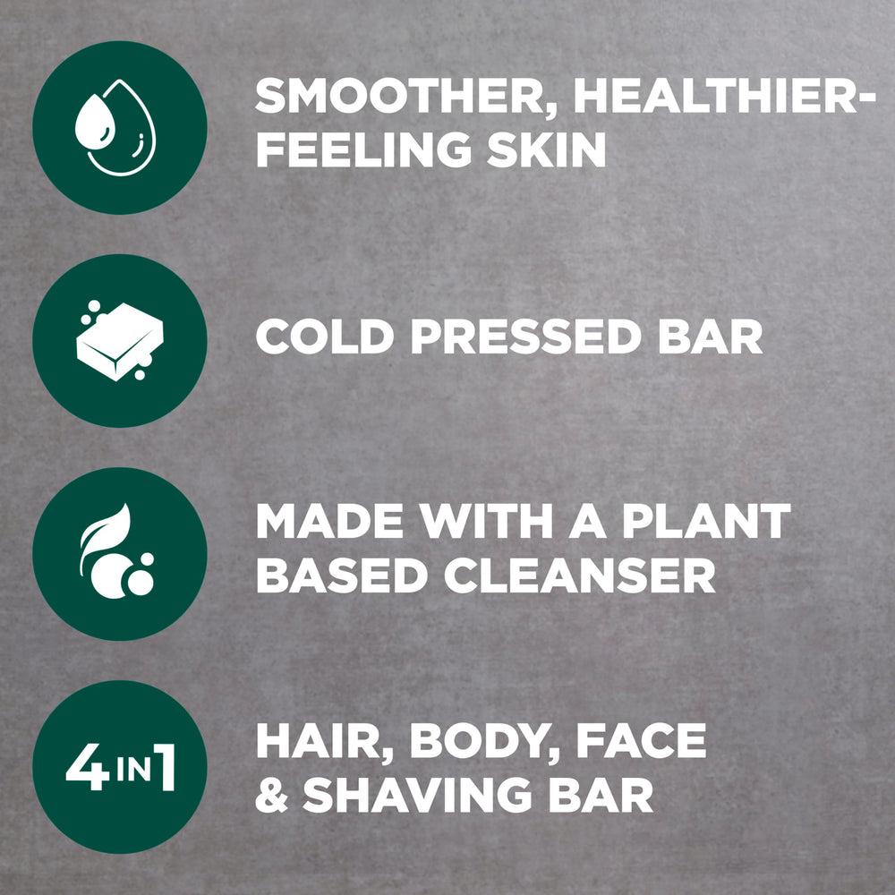 DOVE MEN + CARE used for shaving to help smooth skin surface