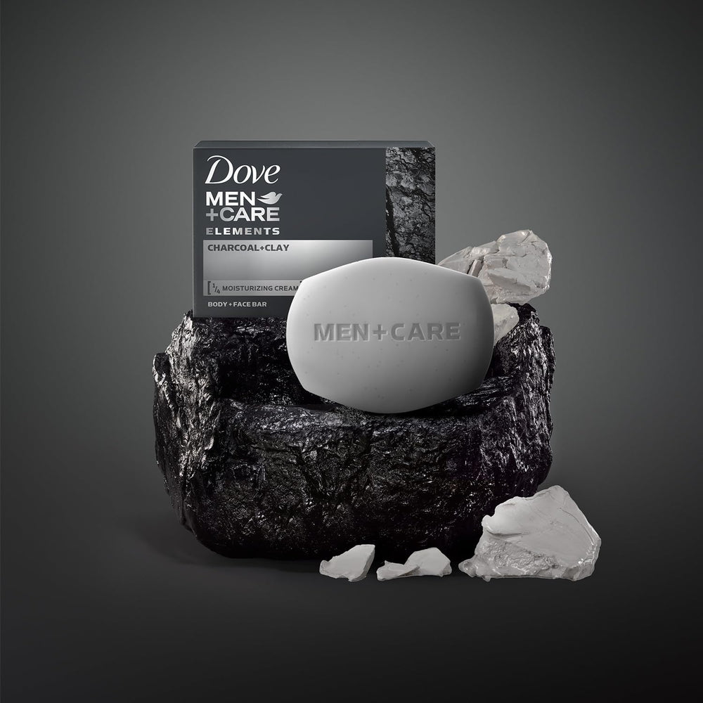 Dove Men+Care stacked bars displaying supply for home and travel