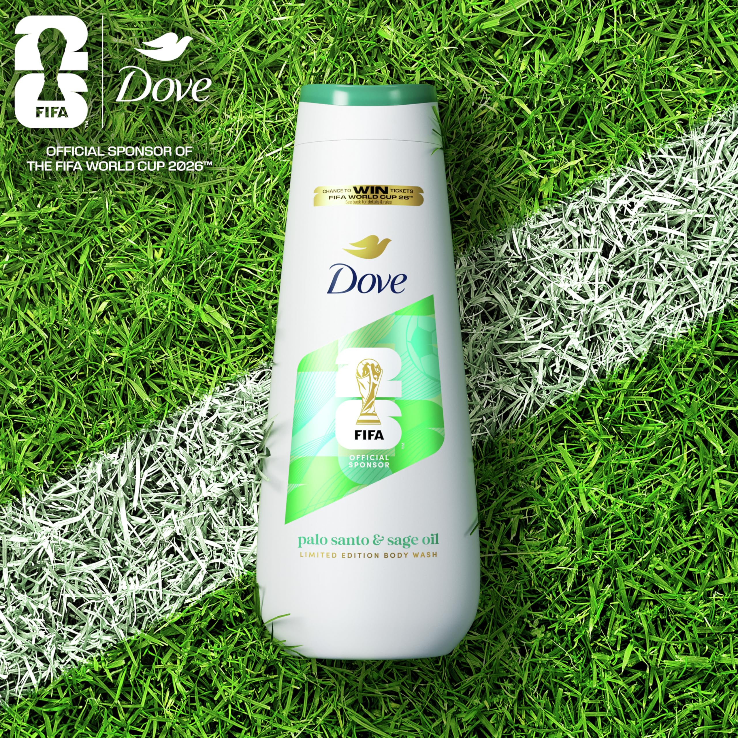 Dove pump closeup demonstrating easy dispensing and controlled product use