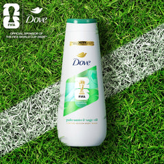 Dove pump closeup demonstrating easy dispensing and controlled product use