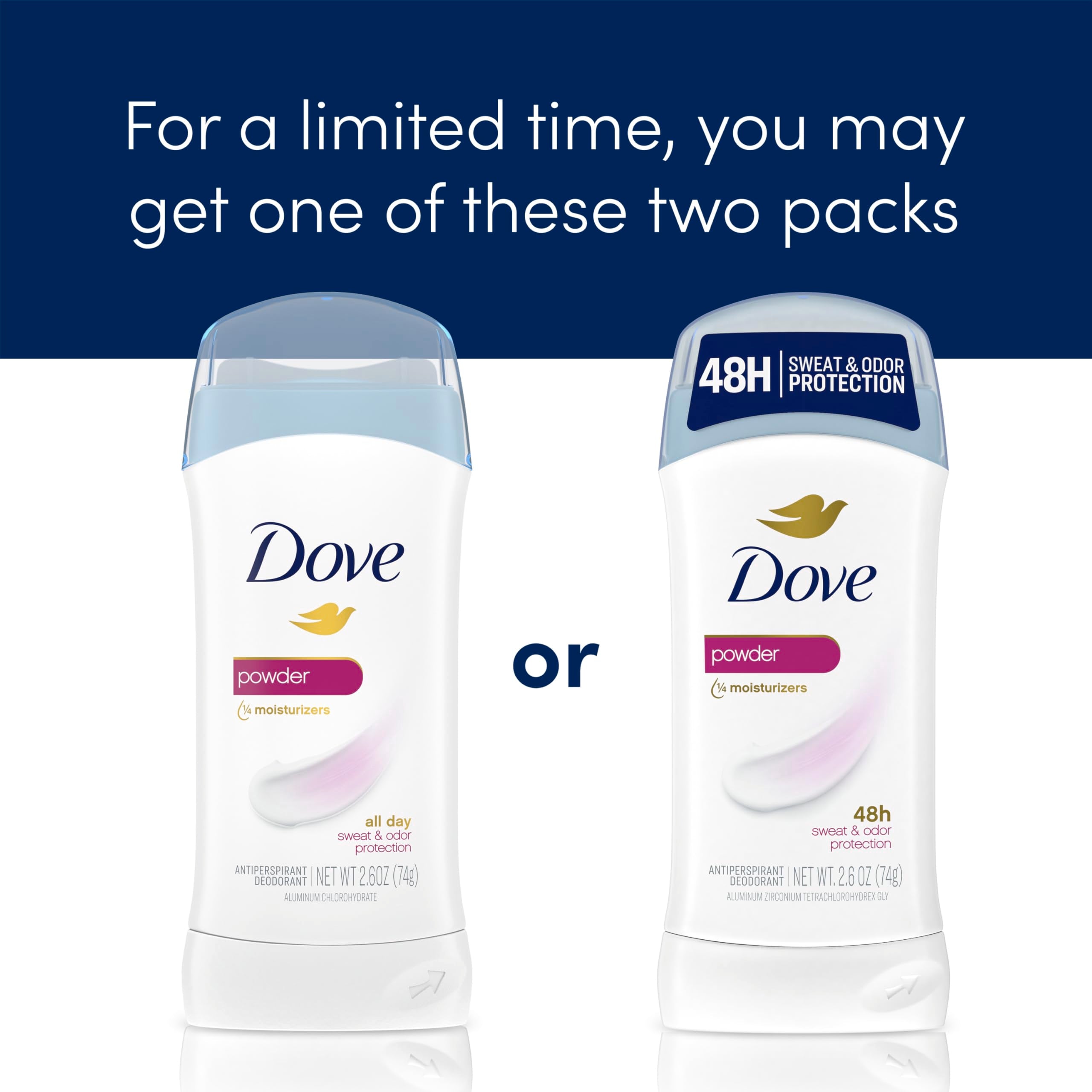 Dove label closeup highlighting moisturizers and alcohol-free benefit