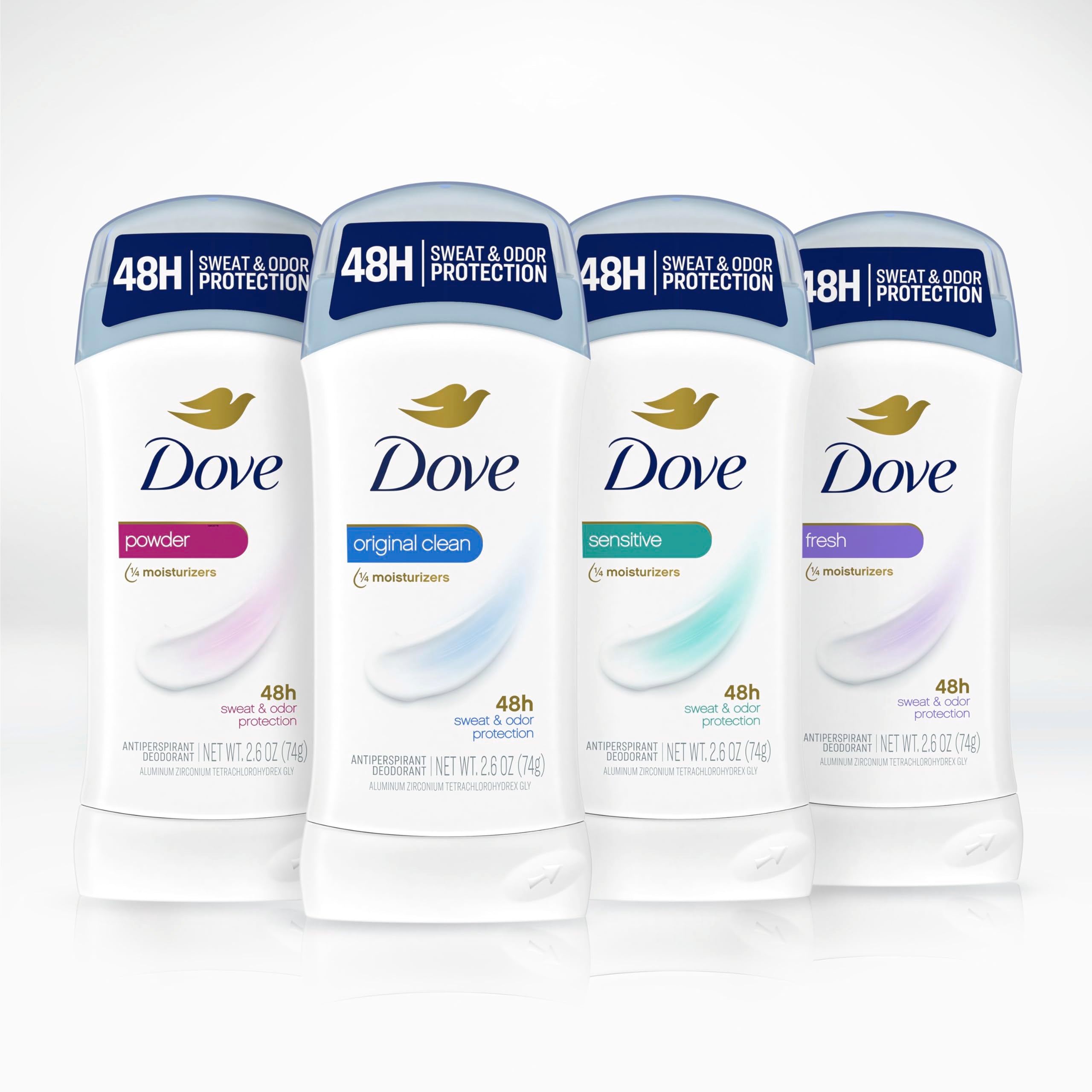 Dove applying to underarm demonstrating invisible protection benefit