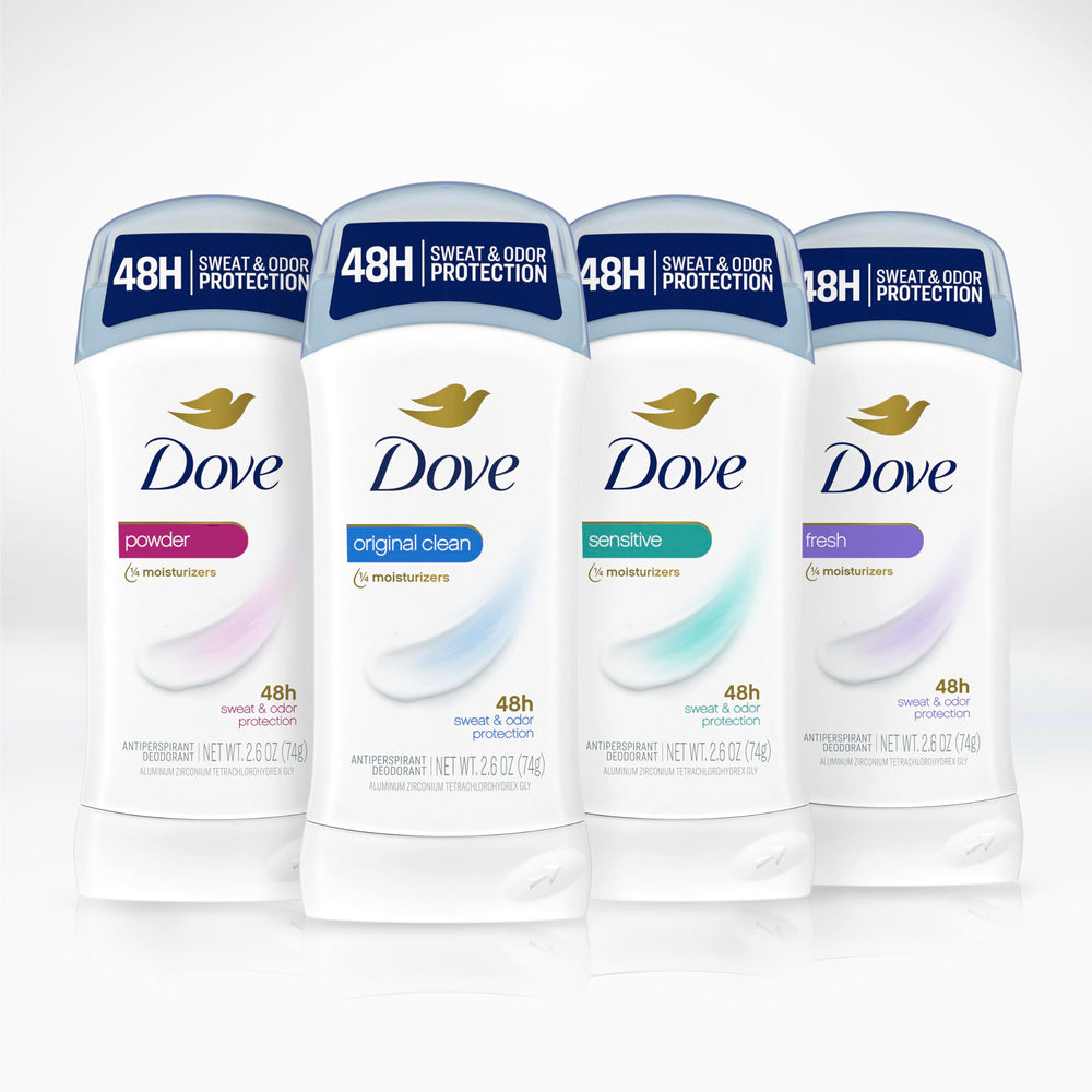 Dove applying to underarm demonstrating invisible protection benefit