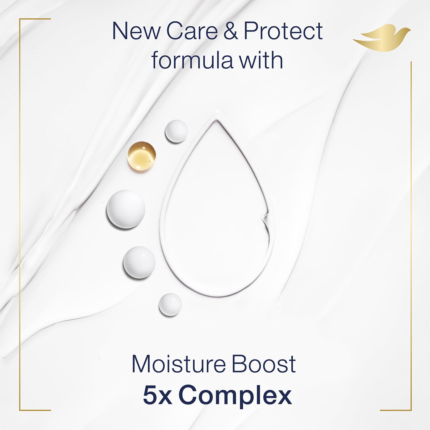 Dove pump bottle with refill beside it highlighting convenience and refill savings