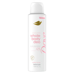 Dove raspberry & rose front packaging showing cooling spray and scent