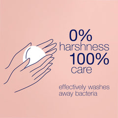 Dove label close-up highlighting ingredients and hypoallergenic benefit