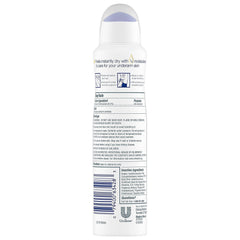 Dove spray nozzle closeup highlighting precise mist delivery benefit