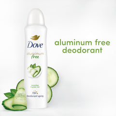 Dove mist spray in air demonstrating quick-dry freshness