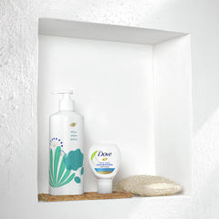 Dove lather texture close-up demonstrating moisturizing foam