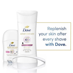 Dove travel-size stick beside keys for convenient portability