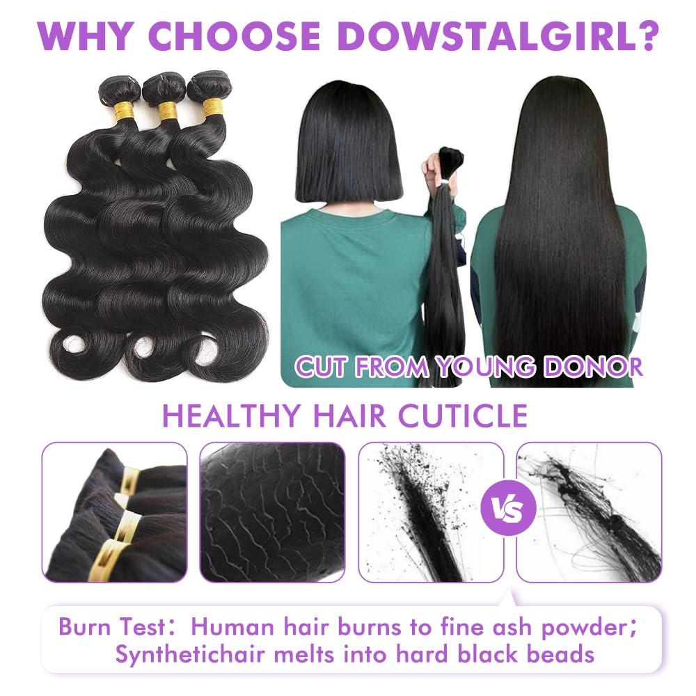 Dowstalgirl installed sew-in showing natural blend and comfortable wear benefit