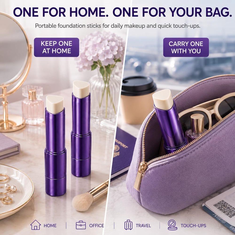 Doxqemi lifestyle travel scene showing easy touch-ups on the go