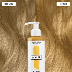 dpHUE applied to damp hair demonstrating effortless at-home benefit