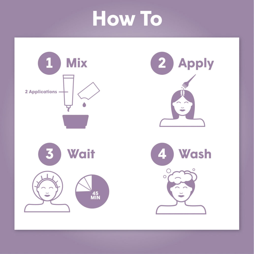 dpHUE applying color with brush to roots for precise, salon-like concealment