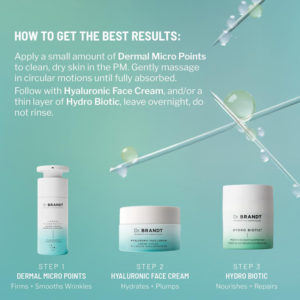 Dr. Brandt nighttime routine scene showing how to layer and recover