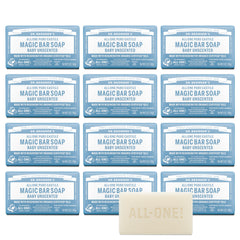 Dr. Bronner's front packaging showing 12-pack and eco benefits