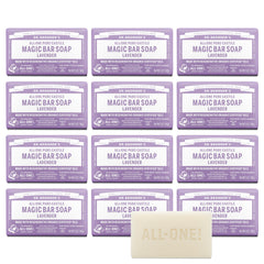 Dr. Bronner's lavender bar front packaging showing value pack benefit