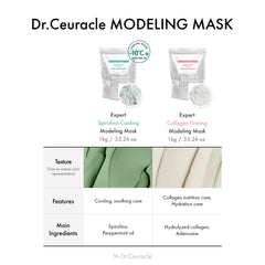 Dr.Ceuracle powder texture close-up illustrating fine granules for fresh mixing benefit