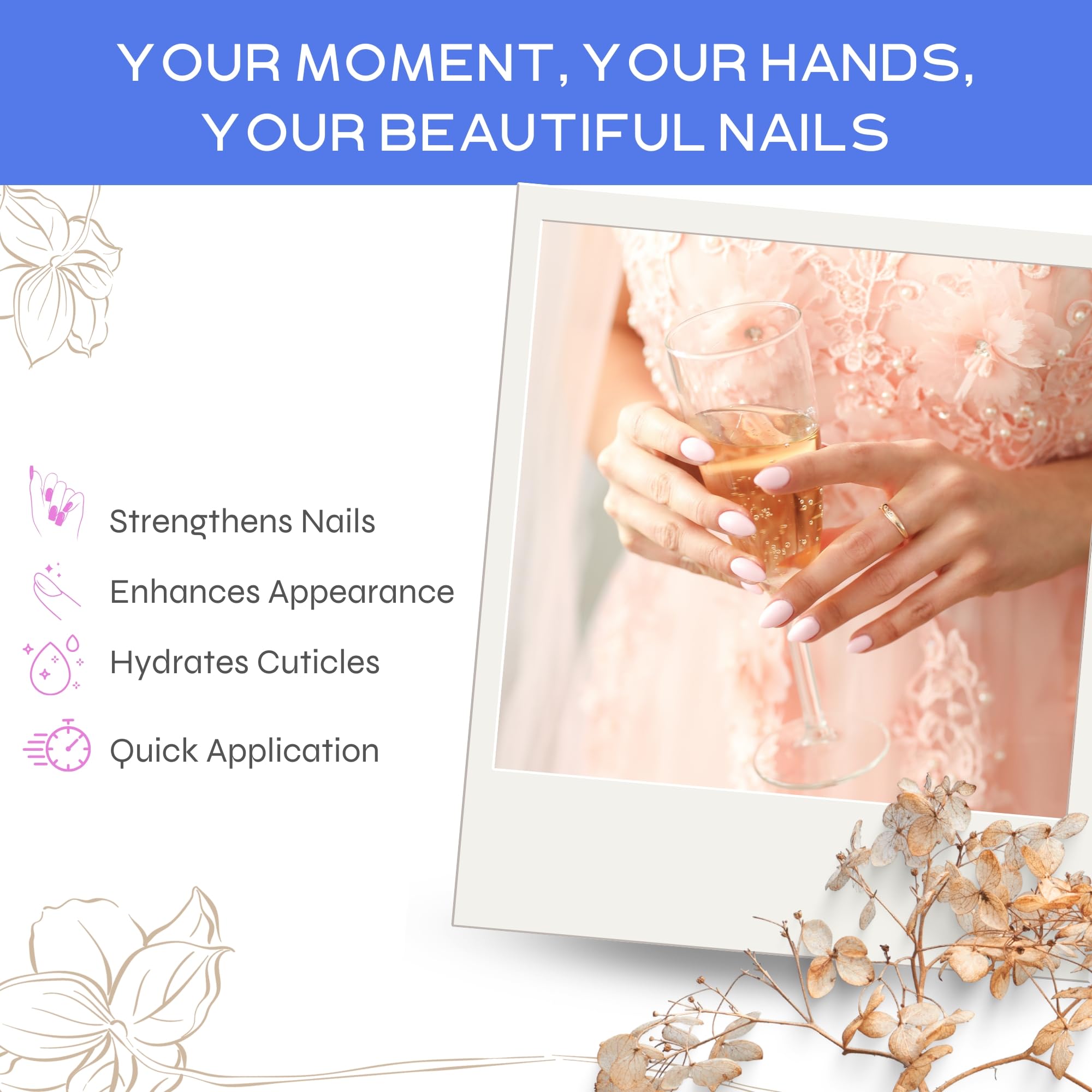 Dr. Dana treatment applied to a nail demonstrating easy at-home use