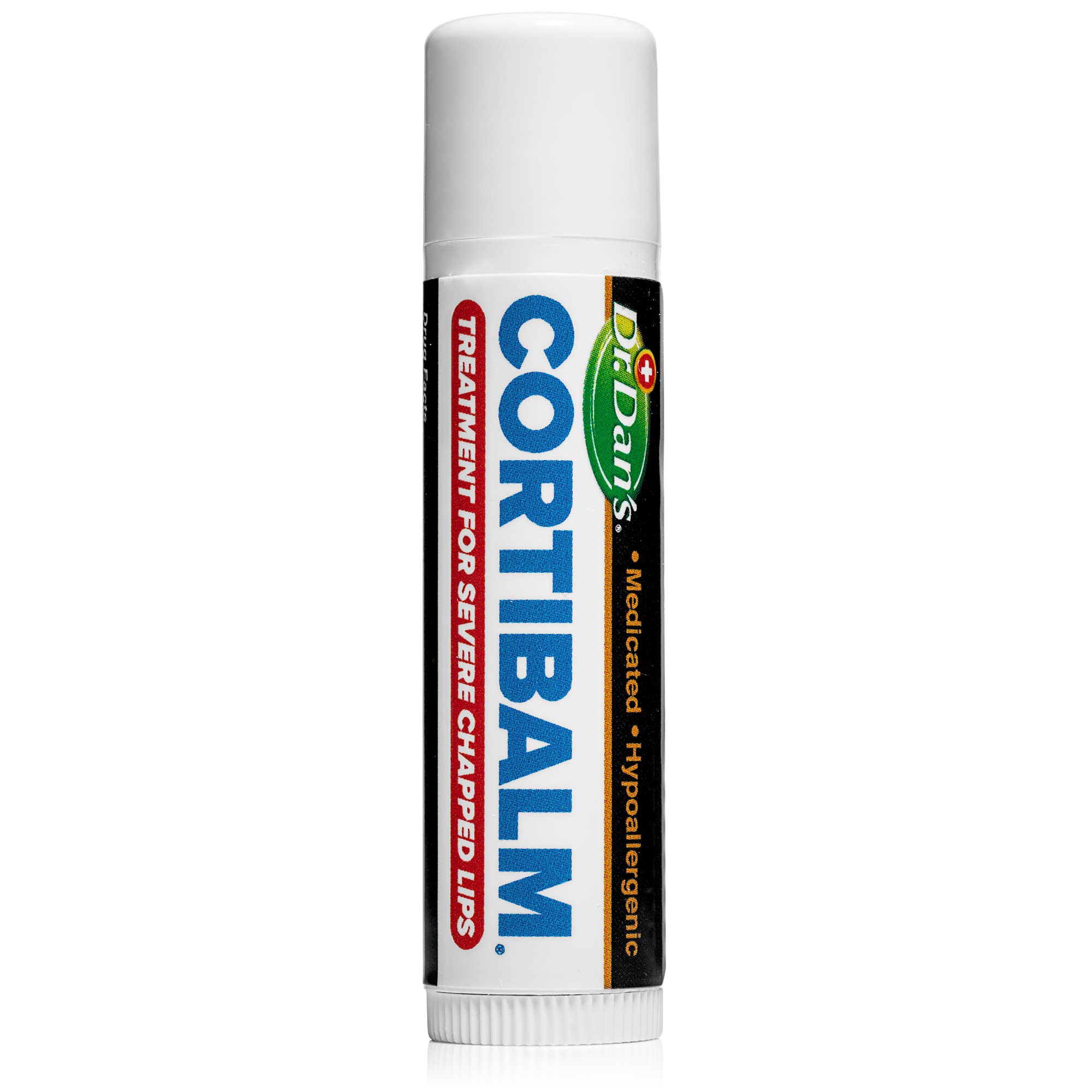 Dr. Dan's Cortibalm three-pack arranged to show value and multiple carry options