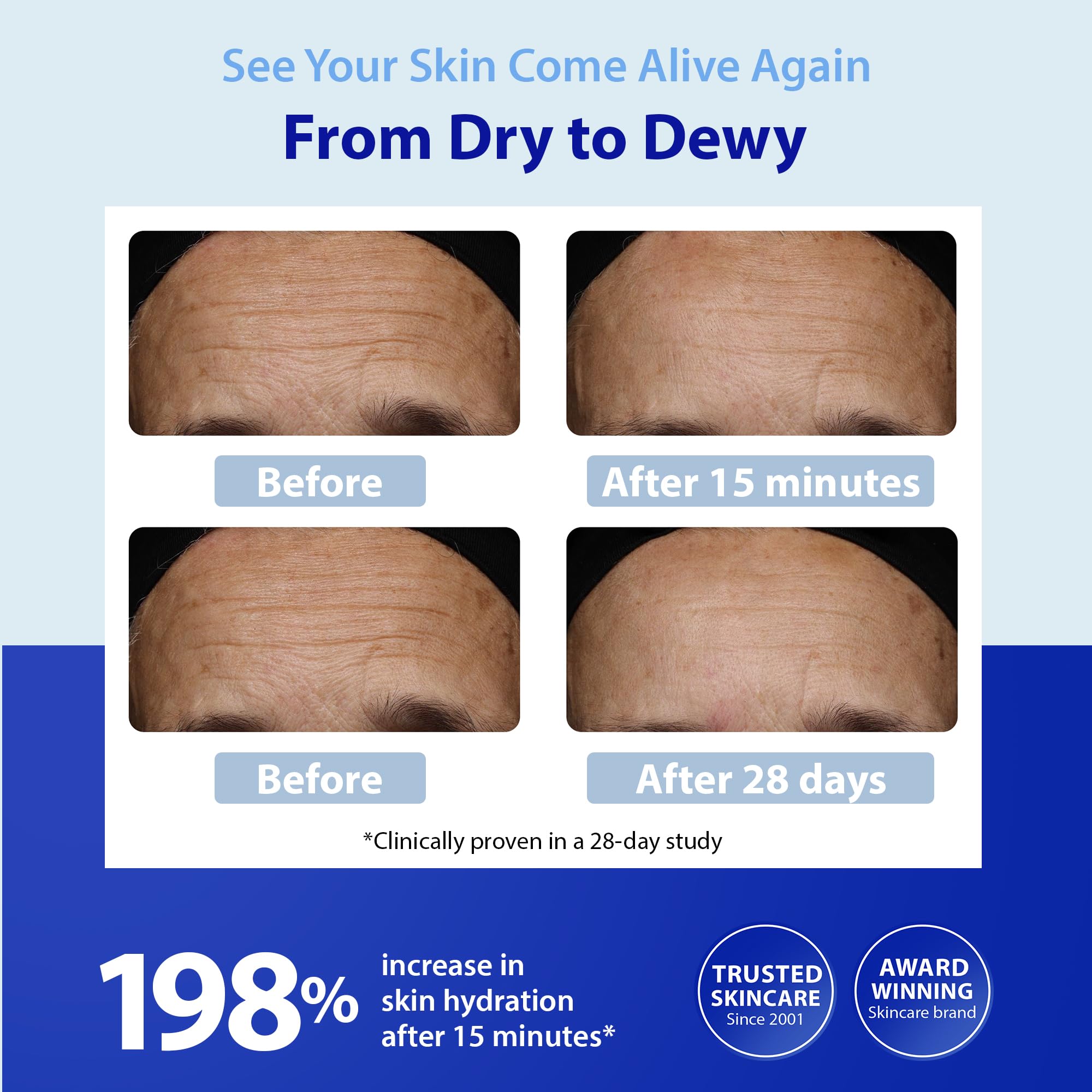 Dr. Denese pump dispense detail demonstrating precise dosing for controlled application benefit