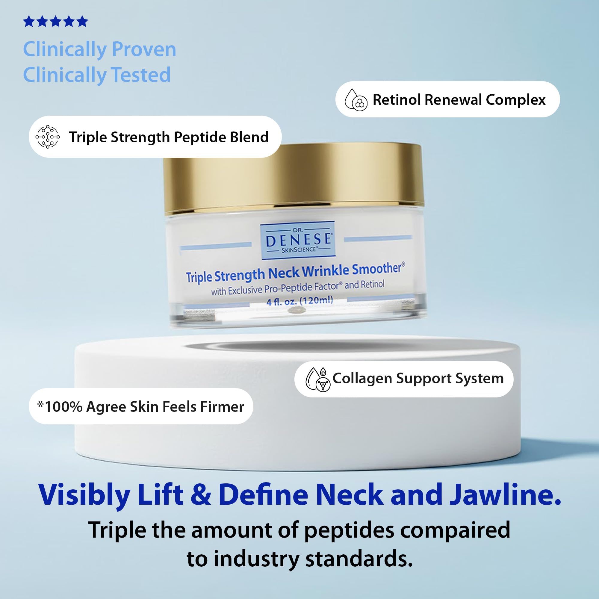 Dr. Denese open jar revealing product consistency and quick absorbency