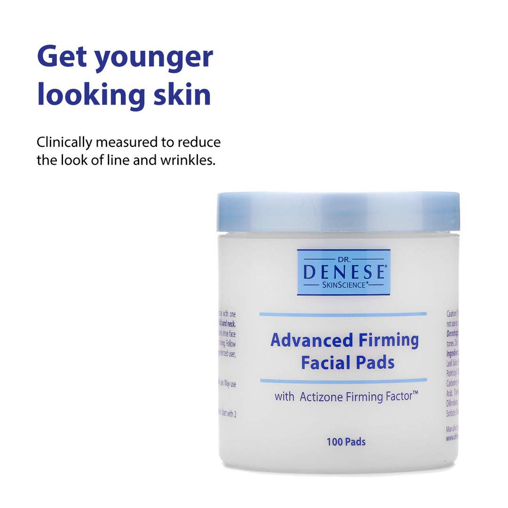 Dr. Denese pad saturated with serum to ensure consistent dosing