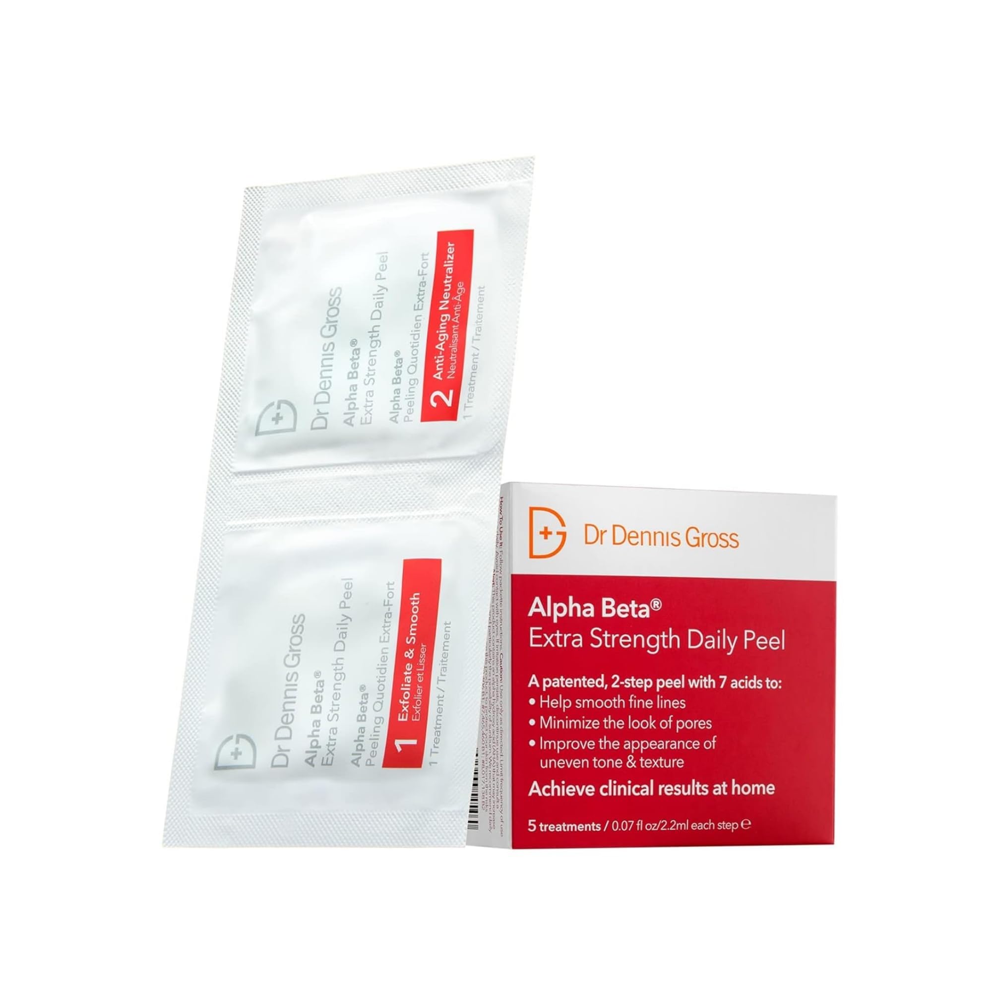 Dr Dennis Gross front packaging showing product and benefits