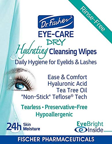 Dr. Fischer ingredient display highlighting hyaluronic and tea tree