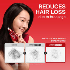 DR.FORHAIR scalp application in use demonstrating targeted root delivery benefit