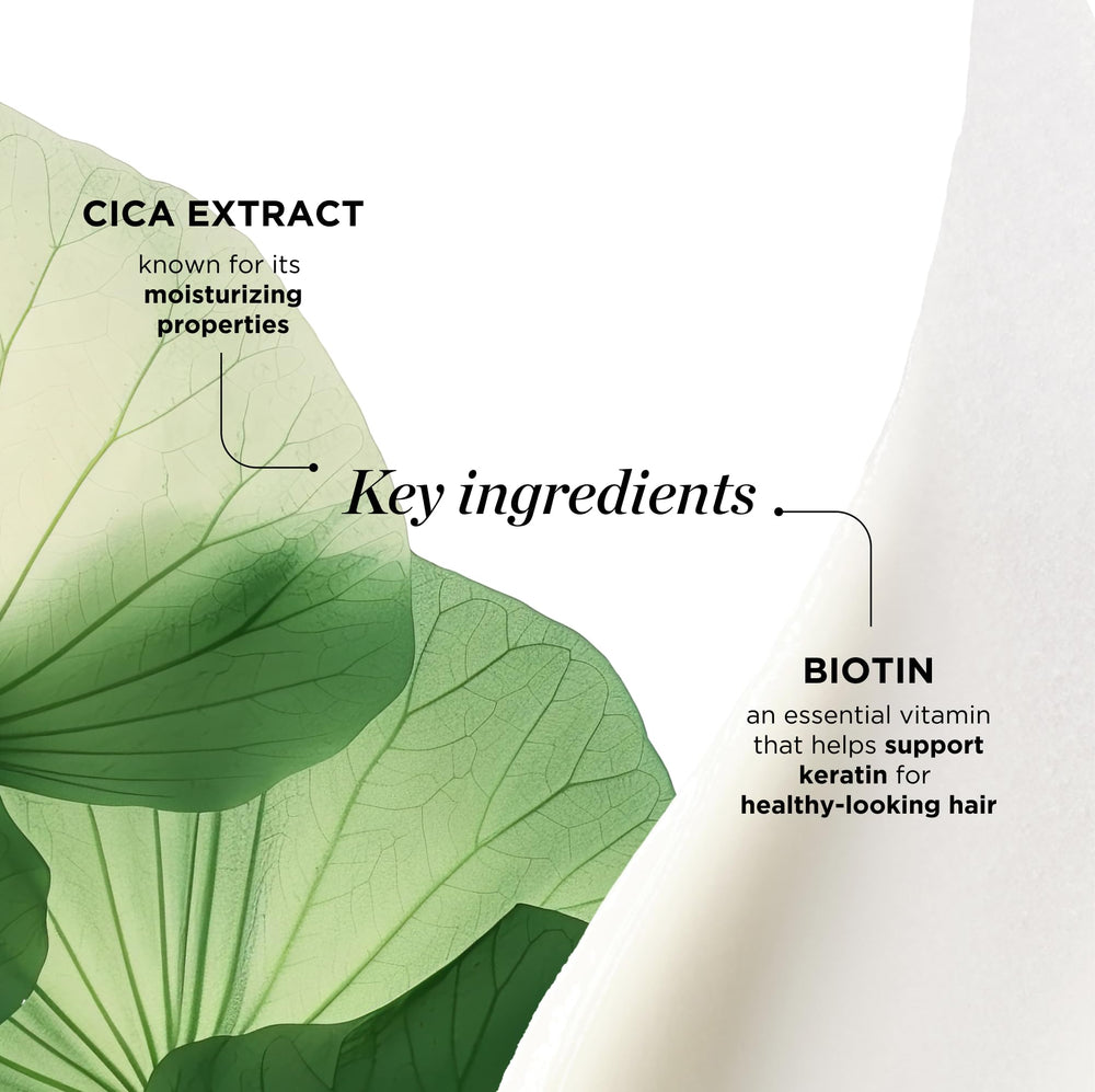 Dr. Groot biotin ingredient closeup emphasizing hair-strength benefit