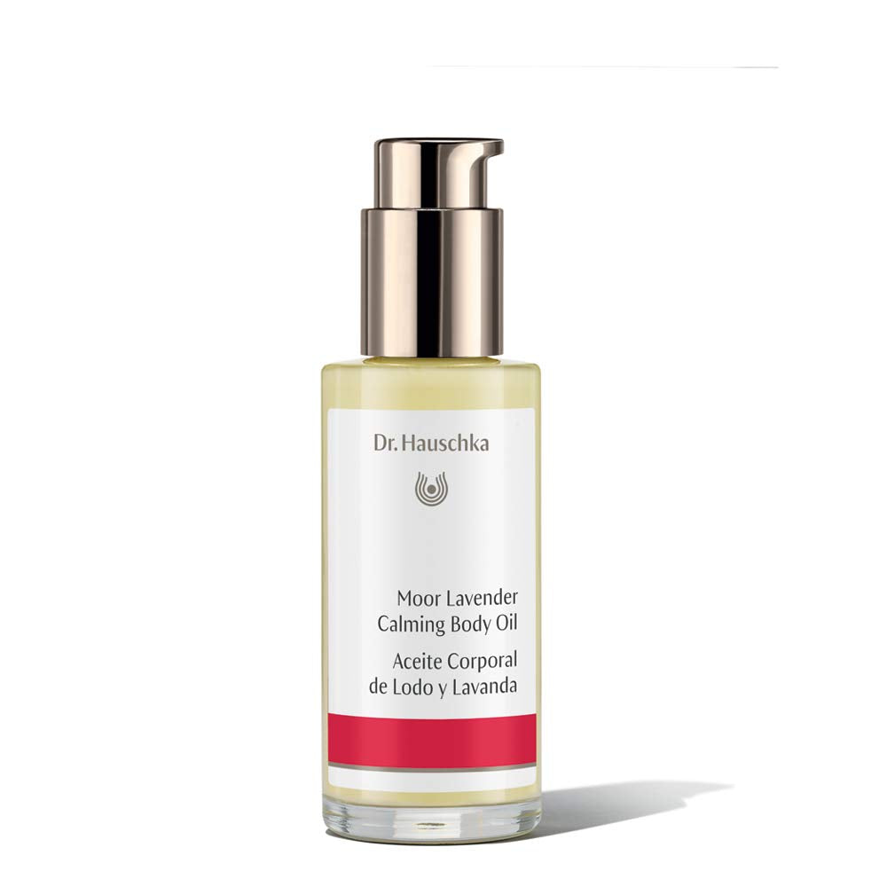 Dr. Hauschka bottle front view showing label and calming lavender benefit