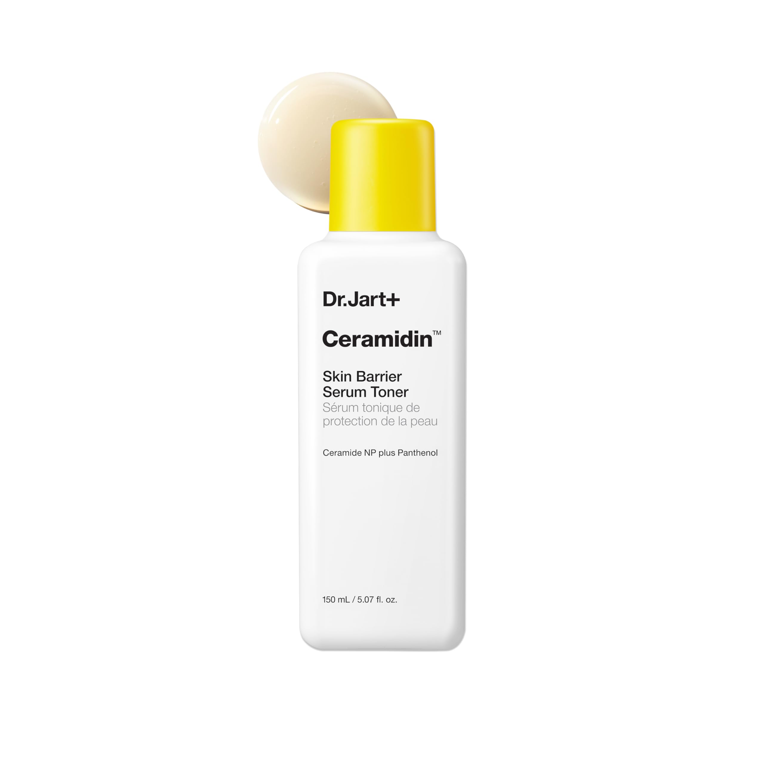 Dr.Jart+ front packaging showing bottle and benefits
