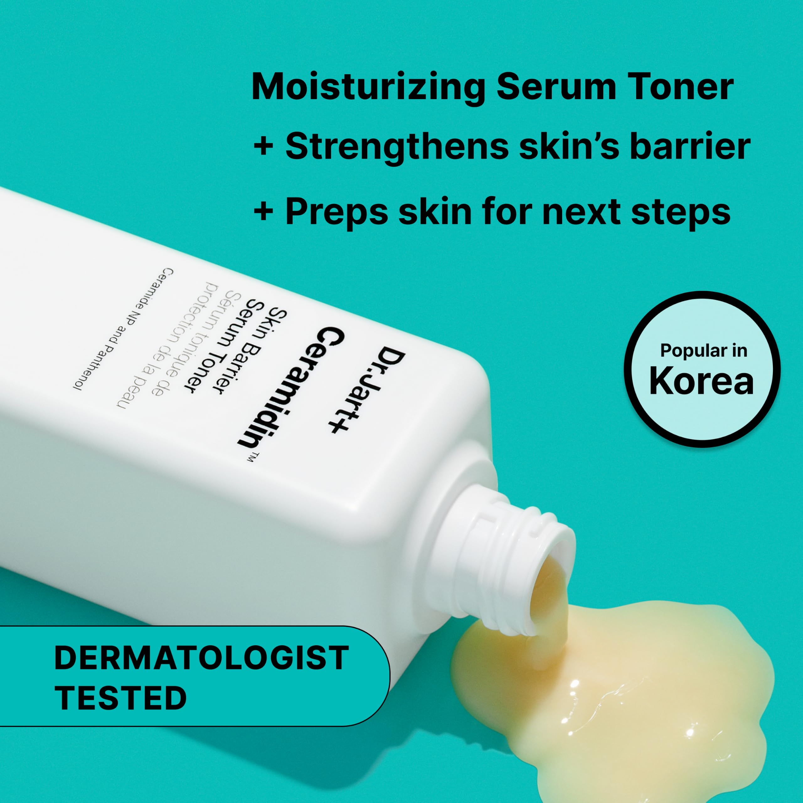 Dr.Jart+ milky texture close-up demonstrating fast absorption