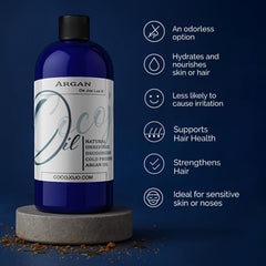 Dr Joe Lab cocojojo drop resting on hands demonstrating hydration benefit