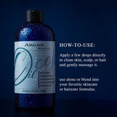 Dr Joe Lab cocojojo applied to hair showing shine and frizz control benefit