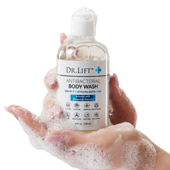 DR. LIFT label close-up highlighting ingredients and gentle formula advantage