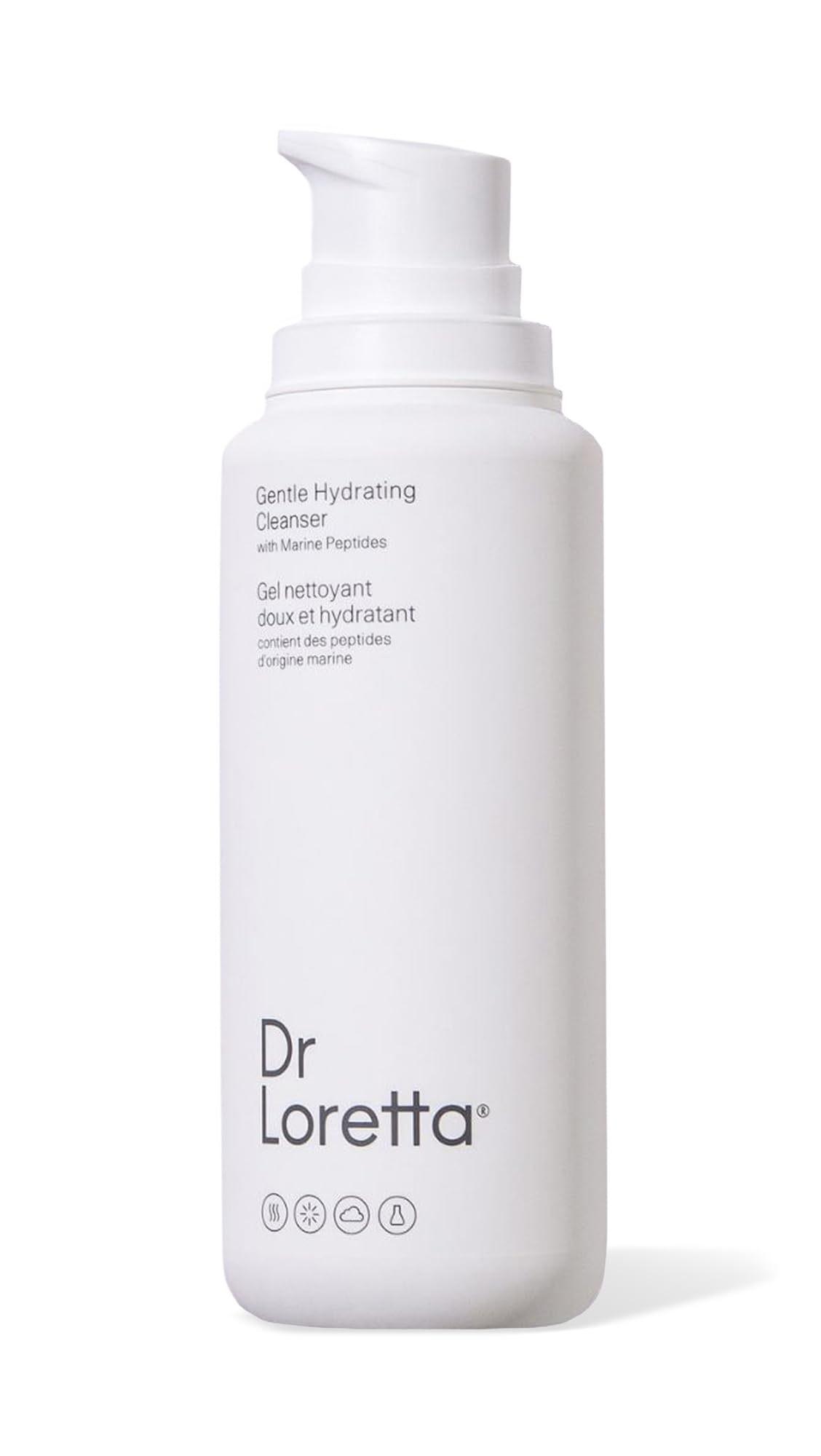 Dr. Loretta front bottle showing clean packaging and volume benefits
