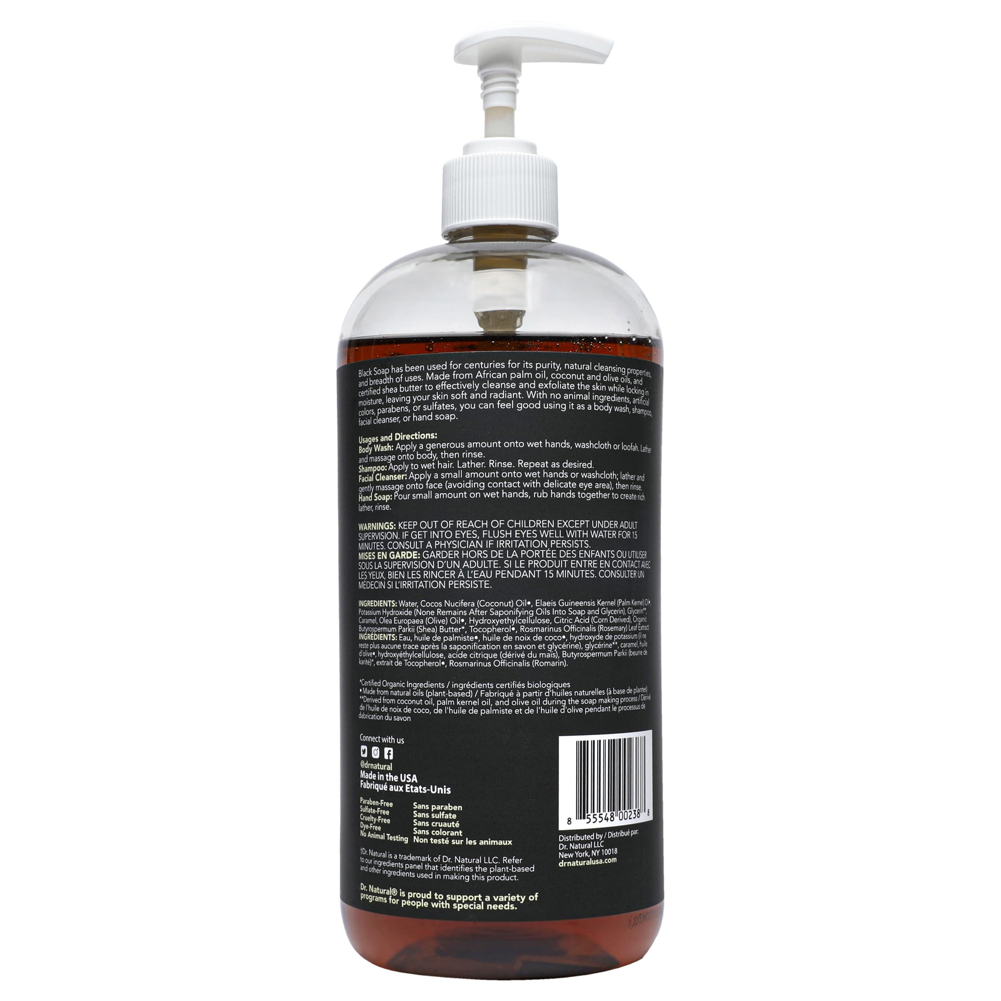 Dr. Natural in kitchen handwash scenario showing versatile multi-use benefit