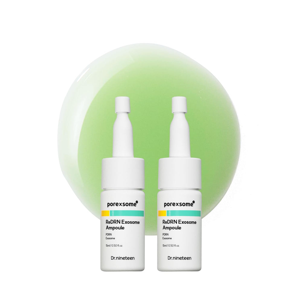 Dr.nineteen front packaging showing dual ampoules and clinical branding for confidence