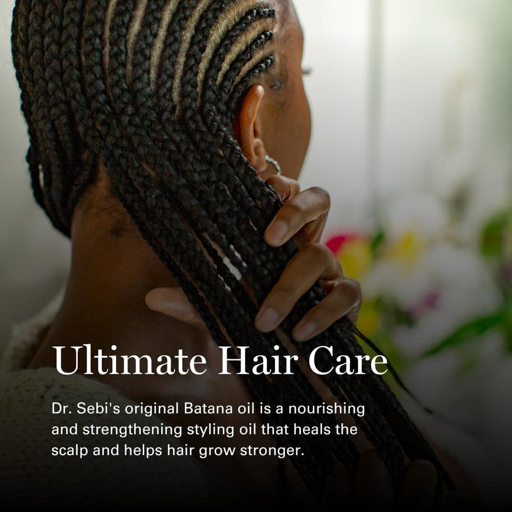 Dr. Sebi's batana oil texture close-up highlighting nourishing enrichment