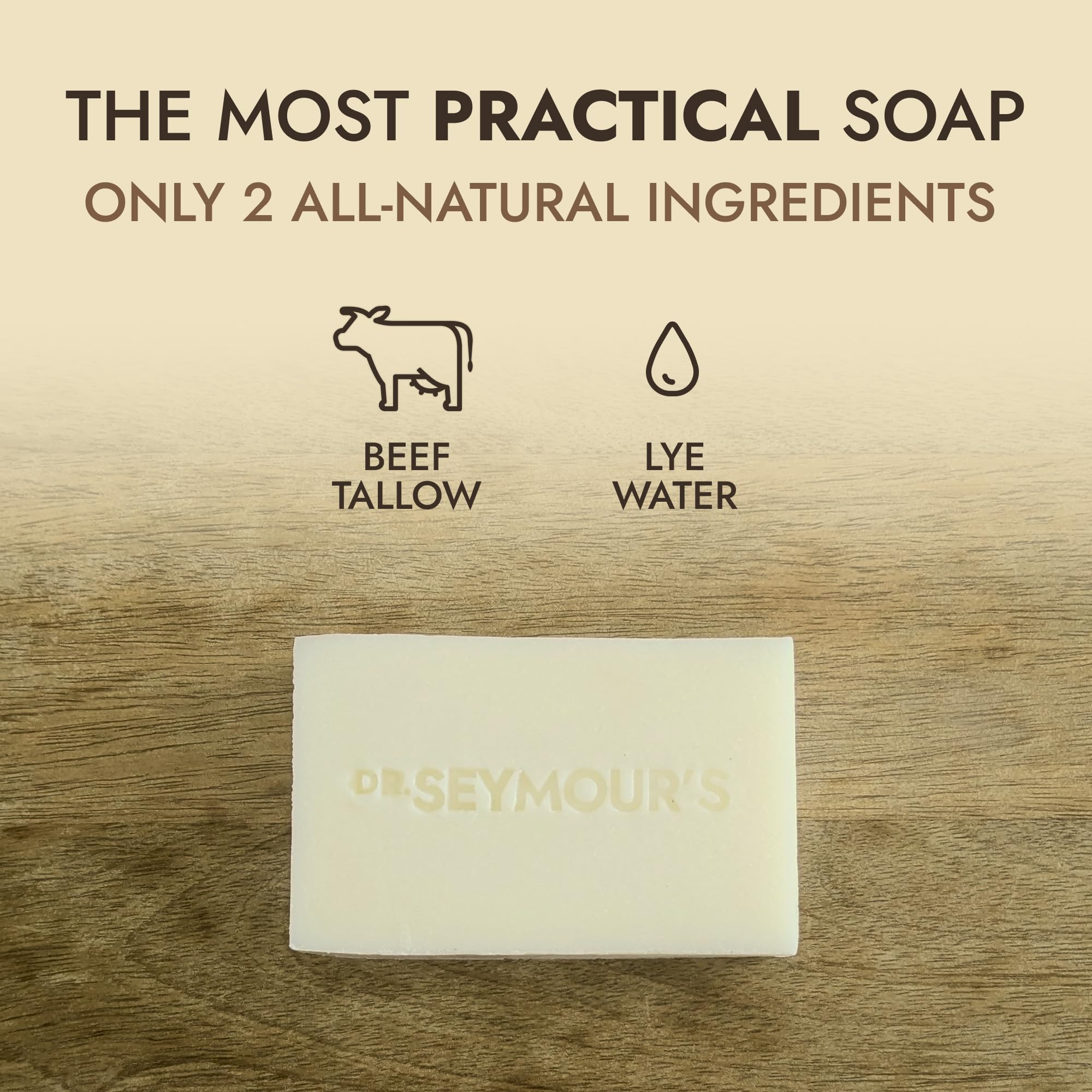 Dr. Seymour's close-up texture of soap lather highlighting creamy, long-lasting foam