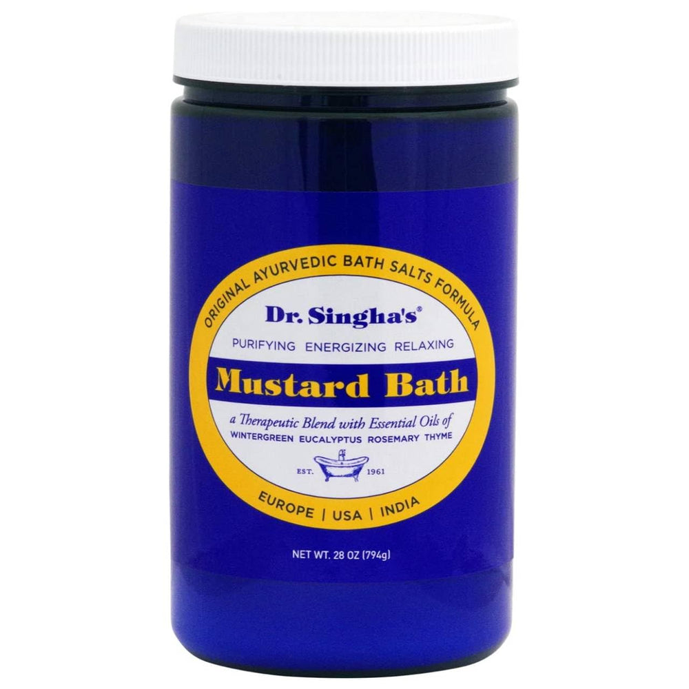 Relaxing bathroom scene with Dr. Singha's jar creating a calm self-care atmosphere