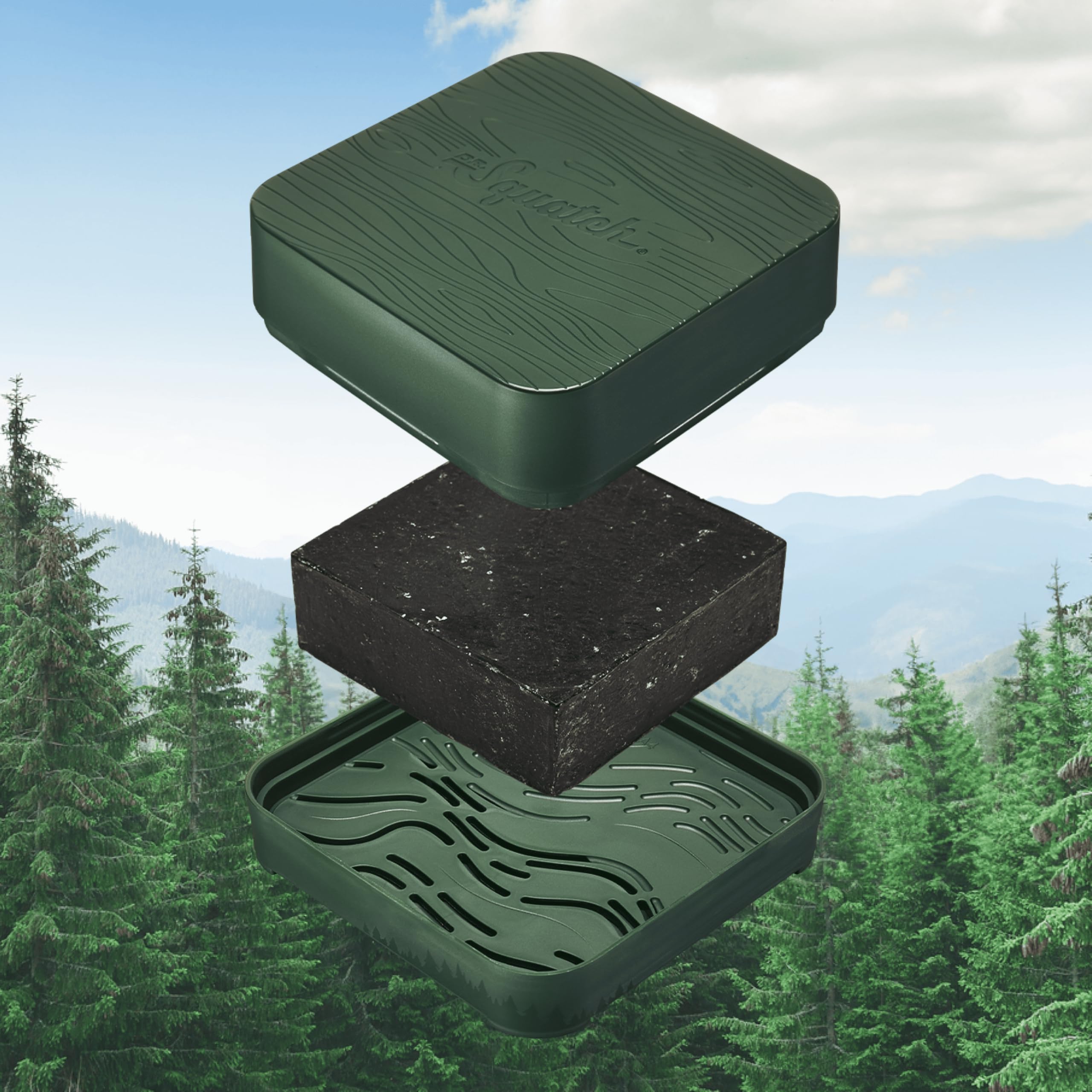 Dr. Squatch Birchwood Breeze soap close-up showing natural texture and benefit