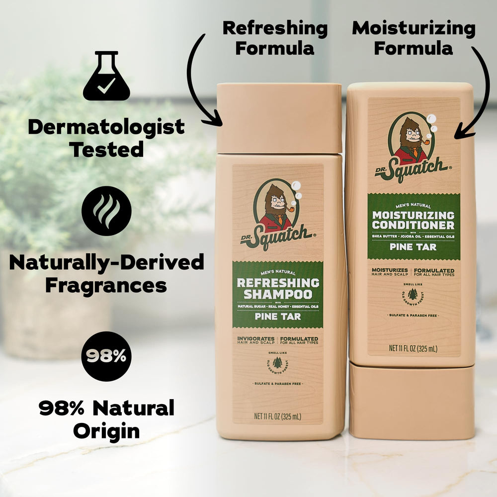 Dr. Squatch conditioner cream detail showing rich moisturizing texture