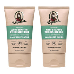 Dr. Squatch front packaging showing two-stick pack and quick-dry benefit